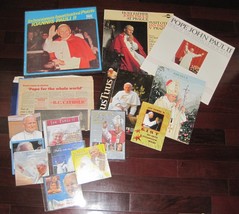 John Paul Ll Holy Father Pope Message Poland Cd Dvd Lp Records Memorabilia Lot - £74.45 GBP