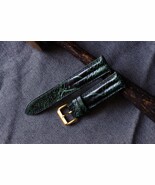 (Customizable, multiple size) Ostrich leg skin handmade watch straps - $89.99+