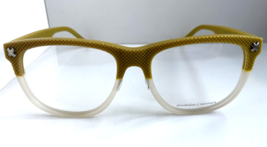 Prodesign Denmark 4698-1 9641 57-18-145 Yellow Men&#39;s Eyeglasses Frame Japan - $79.99