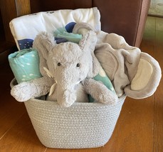 Elliott Elephant Baby Gift Basket - $69.00