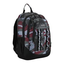 Eastsport 19&quot; Bungee Expandable Unisex Backpack Red Grey Camo Laptop Sleeve NEW - £23.36 GBP