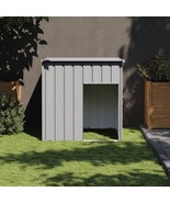 vidaXL Dog House Light Grey Galvanized Steel 43.3x40.6x42.9 in Durable - $4,808.52 MXN