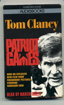 &quot;PATRIOT GAMES&quot; by Tom Clancy Cassette Audiobook Abridged  - £8.65 GBP