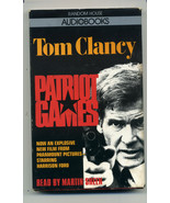 &quot;PATRIOT GAMES&quot; by Tom Clancy Cassette Audiobook Abridged  - £8.81 GBP