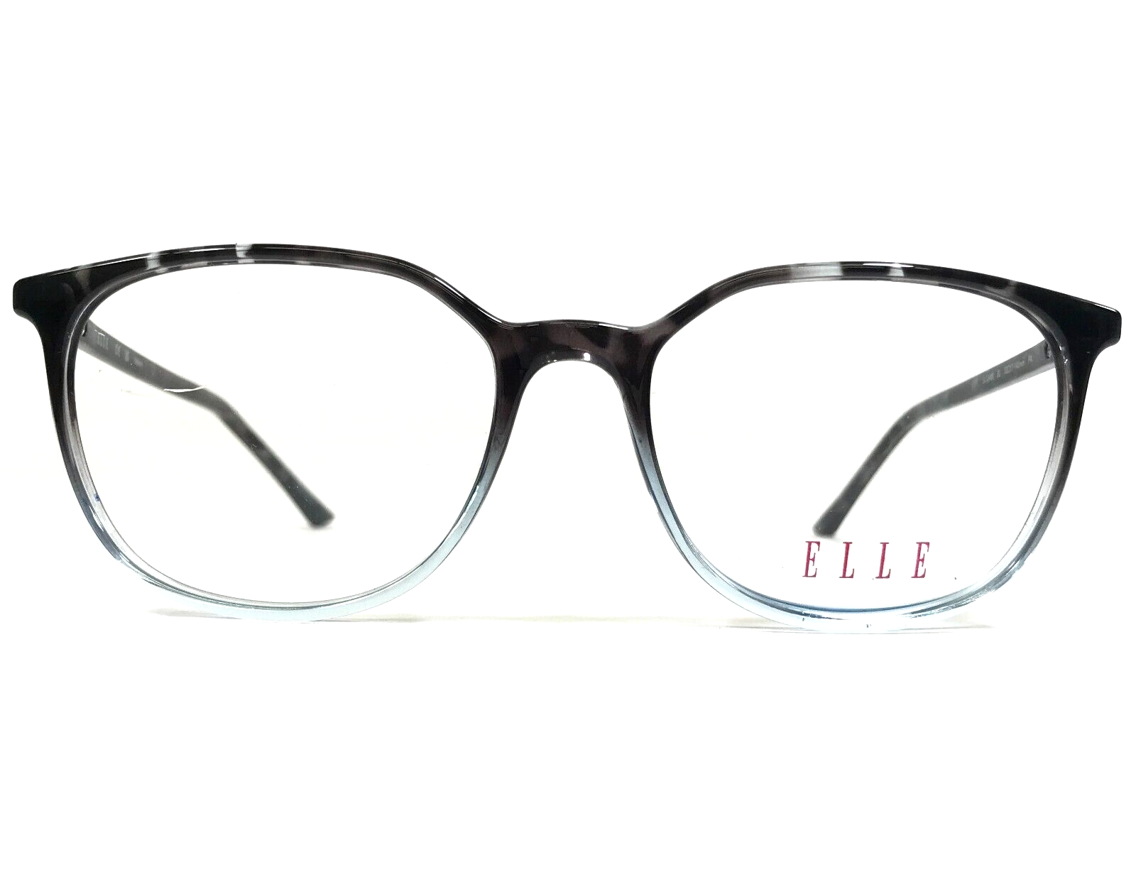 ELLE Eyeglasses Frames EL13485 BL Clear Blue Gray Tortoise Square 52-17-140 - $46.30