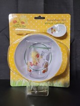 Vtg Little Suzy&#39;s Zoo Toddler Breakfast Set  Bowl Cup Spoon  &quot;Witzy&#39;s Lu... - $39.99