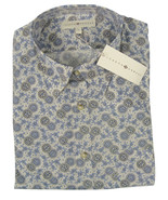 NEW Joseph Abboud Button Front Shirt!  L   *Blue, White, Tan Paisley*  R... - $54.69 CAD