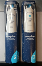 Lot of 2- Everydrop by Whirlpool Ice and Water Refrigerator Filter Size 3   - £35.09 GBP