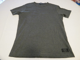 Polo By Ralph Lauren Men's short sleeve cotton t shirt charcoal L EUC@ - £18.51 GBP