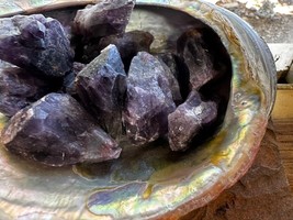 1x Amethyst Cacoxenite Rough Stone 2inch Reiki Healing Crystal Brazil Hi... - £8.53 GBP
