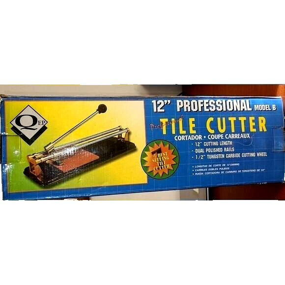 QEP 12&quot; Professional Tile Cutter Model B Tungsten Carbide Wheel. - $8.54