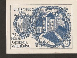 Austria Die Gemeinde WILHERING 25 heller 1920 Austrian Notgeld Padalbero... - £1.54 GBP