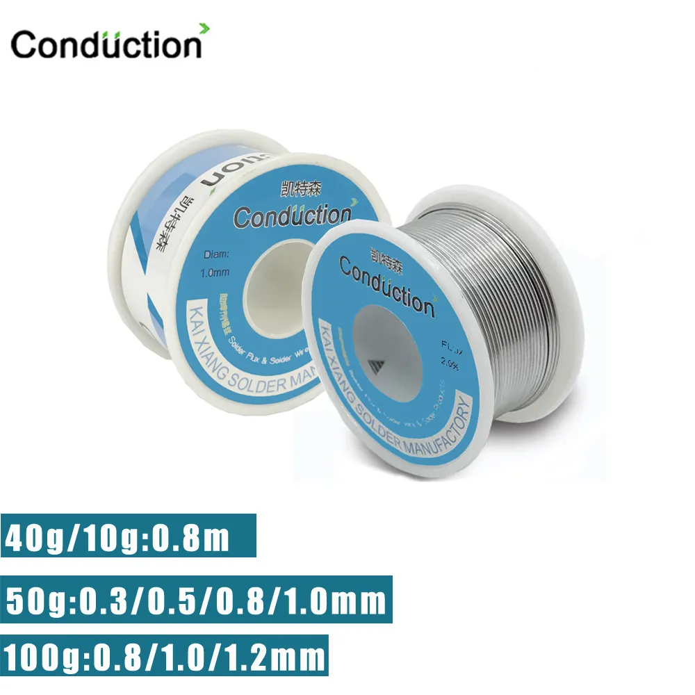50g/100g Welding Solder Wire High Purity Low Fusion Spot 0.3/0.5/0.8/1/1.2mm Ros - £164.59 GBP