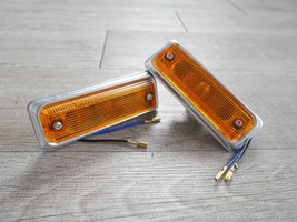 Chrome Trim Side Marker Light For Nissan B110 B120 Sunny Datsun 1200 197... - $32.66