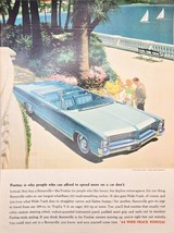 PONTIAC - 64 WIDE TRACK - Beach Front Convertible Couple 1964 Vintage Pr... - $10.98