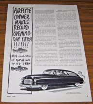 1950 Print Ad Nash Airflyte Cars #14 in Series by Ed Zern - $15.77
