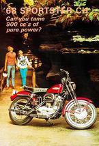 1968 Harley-Davidson Sportster CH - Promotional Advertising Poster - $32.99