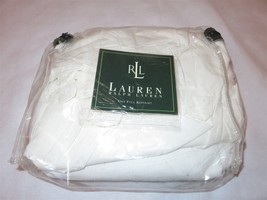 Ralph Lauren Full Gathered Ruffled Bedskirt Off white NIP - £53.21 GBP
