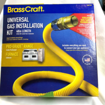 Brasscraft Safety Plus Universal Gas Installation Kit 48&quot; Length Open Box - £13.81 GBP
