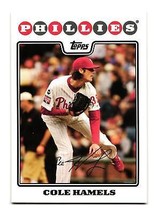 2008 Topps #35 Cole Hamels Philadelphia Phillies - £1.57 GBP