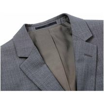 Men Renoir Suit Separate Super 140 Wool Two Button Classic Fit 508-3 Mid Gray image 3