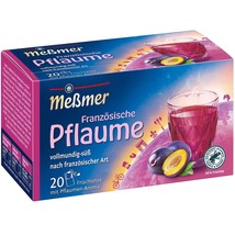 Messmer French Plum Tea -20 Tea Bags / 1 Box Made In Germany Free Shipping - $9.36