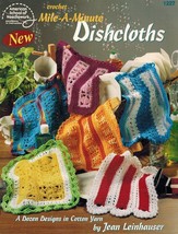 MILE-A-MINUTE Dishcloths A Dozen Designs In Cotton Yarn By Leinhauser, Jean - £6.64 GBP