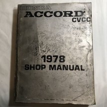 1978 Honda Accord Cvcc Original Factory Dealership Repair Shop Service Manual - $5.86