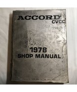 1978 HONDA ACCORD CVCC  ORIGINAL FACTORY  DEALERSHIP REPAIR SHOP SERVICE... - $8.04 CAD