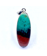 92.5 SILVER PENDANT - Sonora Sunrise Cabochon Pendant - Oval Pendant - 4... - $69.00