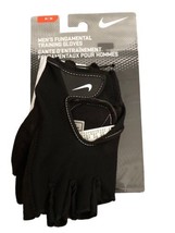 Nike Men&#39;s Fundamental Training Glove Size Medium (M) Half Finger - £17.04 GBP