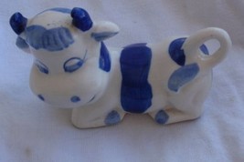 The happy cow porcelain miniature - $30.00