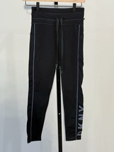 DKNY Sport  Fleece Jogger Pants  Wmns Large  Logo  Black/White XS/TP/XCH - $18.30