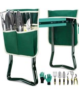 Garden Kneeler and Seat, Foldable Garden Bench Stool with Soft Kneeling ... - $4,617.90 MXN