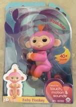 WowWee AUTHENTIC Fingerlings 2Tone Monkey - Summer Pink with Orange - £27.94 GBP