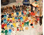 Geobra vintage 1974 Playmobil Mixed Lot 100 People, Animals &amp; Accessories - $40.00