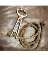 BULL RING LEAD ROPE BARBARIC NOSTRIL CLAMP WESTERN DECOR TACK Vintage - $2,446.18 MXN