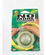 New Duck Tape No More Scissors Serrated transparent easy to tear by hand... - €12,98 EUR