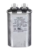 Lennox 19J21, HCKY150V440365Z, Capacitor, Run, 15MFD, 440VAC, 50/60HZ, Oval - $1,088.00 MXN