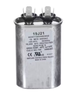 Lennox 19J21, HCKY150V440365Z, Capacitor, Run, 15MFD, 440VAC, 50/60HZ, Oval - $82.78 CAD