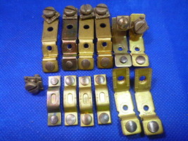 75CF14 FURNAS Size 0 - 4 POLE CONTACT parts lot  - good take outs missin... - $32.25