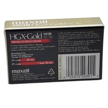 Maxell VHS-C TC-30 Premium High Grade HGX-Gold Camcorder Video Cassette ... - £4.63 GBP