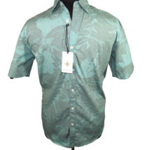 Coastaoro Men&#39;s Size M Cotton Floral Hawaiian Short Sleeve Button Shirt - £19.95 GBP