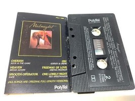 Midnight Cassette Tape Kool &amp; The Gang Bryan Adams Sade Reo Speedwagon PTL417008 - £6.59 GBP