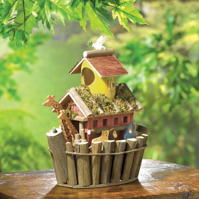 NOAH'S ARK BIRDHOUSE - $35.00