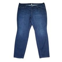 Torrid Denim Women&#39;s Size 24R Stretch Straight Leg Blue Denim Jeans - £14.82 GBP