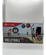 Wicked Big Sports 17 &quot; Volleyball With Pump Backyard Beach Family Games - $206.03 MXN