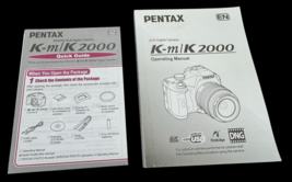 Pentax K-M / K 2000 Quick Guide &amp; Operating Manual Camera - $14.00