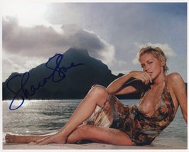 Sharon Stone Autographed Signed Sexy 8 X 10 Color Photo Actress Basic In... - £43.98 GBP