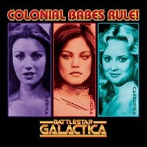 Classic Battlestar Galactica Colonial Babes T-Shirt NEW UNWORN - £13.71 GBP+